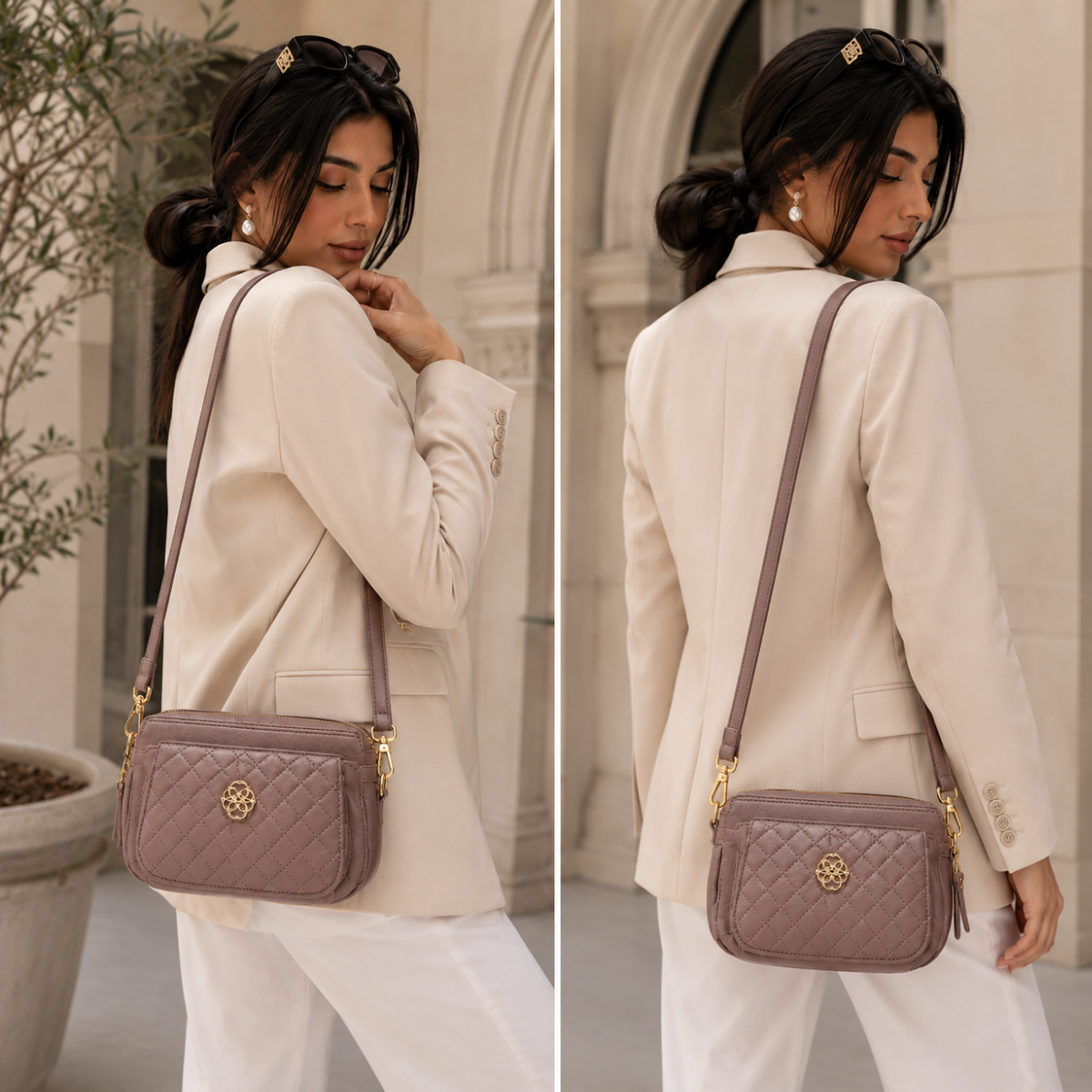 Elegant Pink Sling Bag for Women