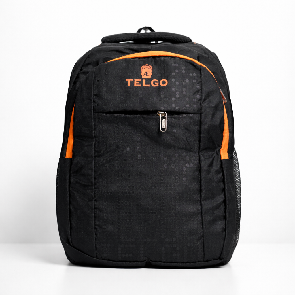 TELGO Multipurpose Black Backpack for Office, School & Travel