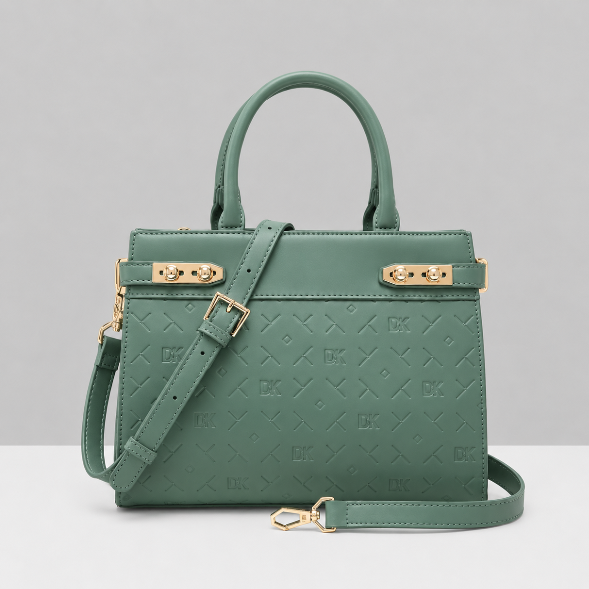 Premium Green Women Handbag with Adjustable Sling Strap