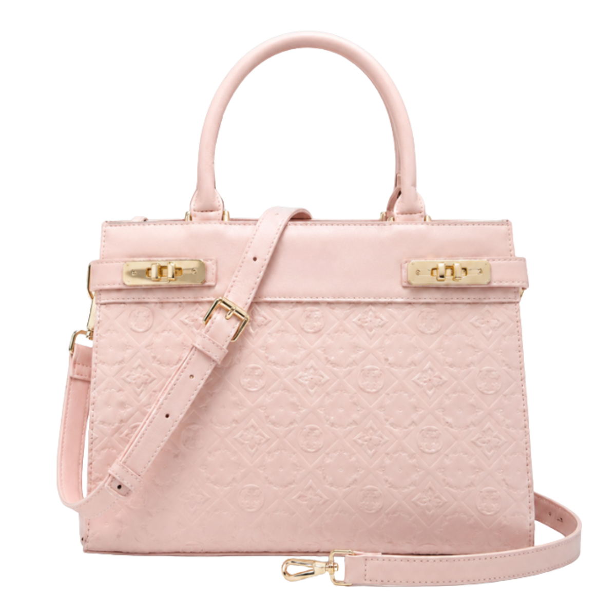 Premium Pink Women Handbag with Adjustable Sling Strap