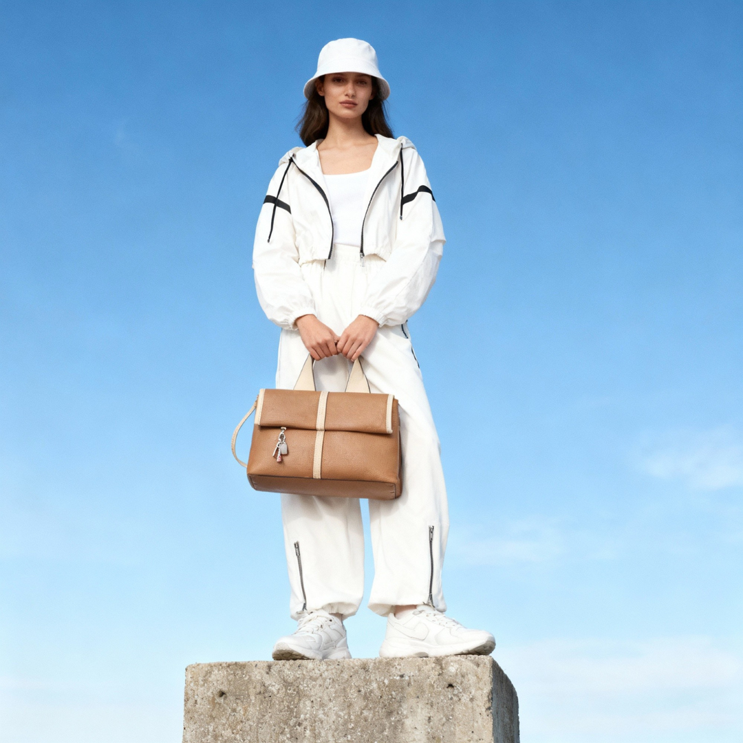 EMPORIO SELENE Tan HANDBAG