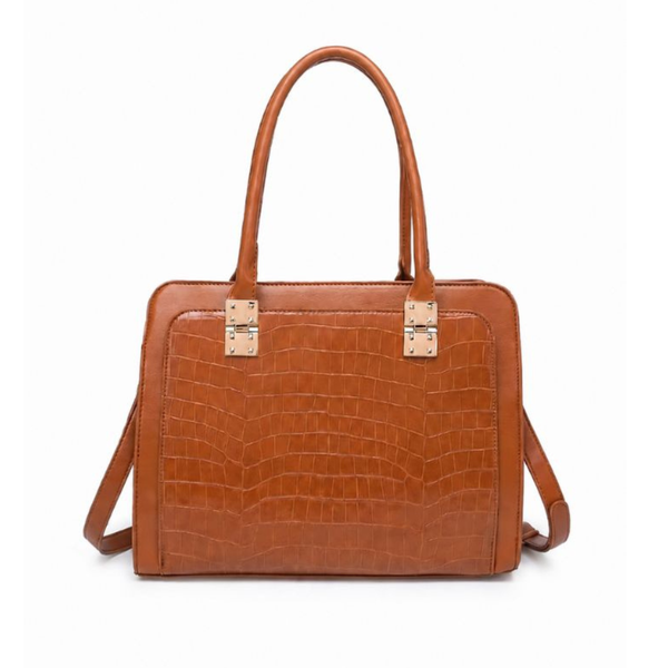 Premium Brown Women Handbag with Adjustable Sling Strap