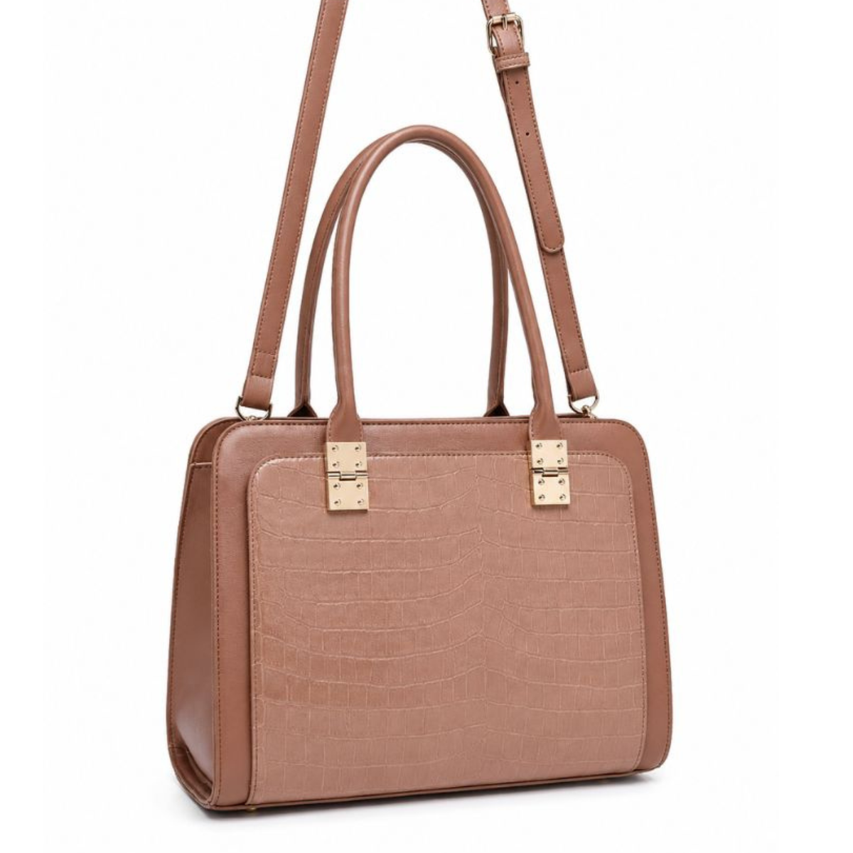 Premium Pink Women Handbag with Adjustable Sling Strap