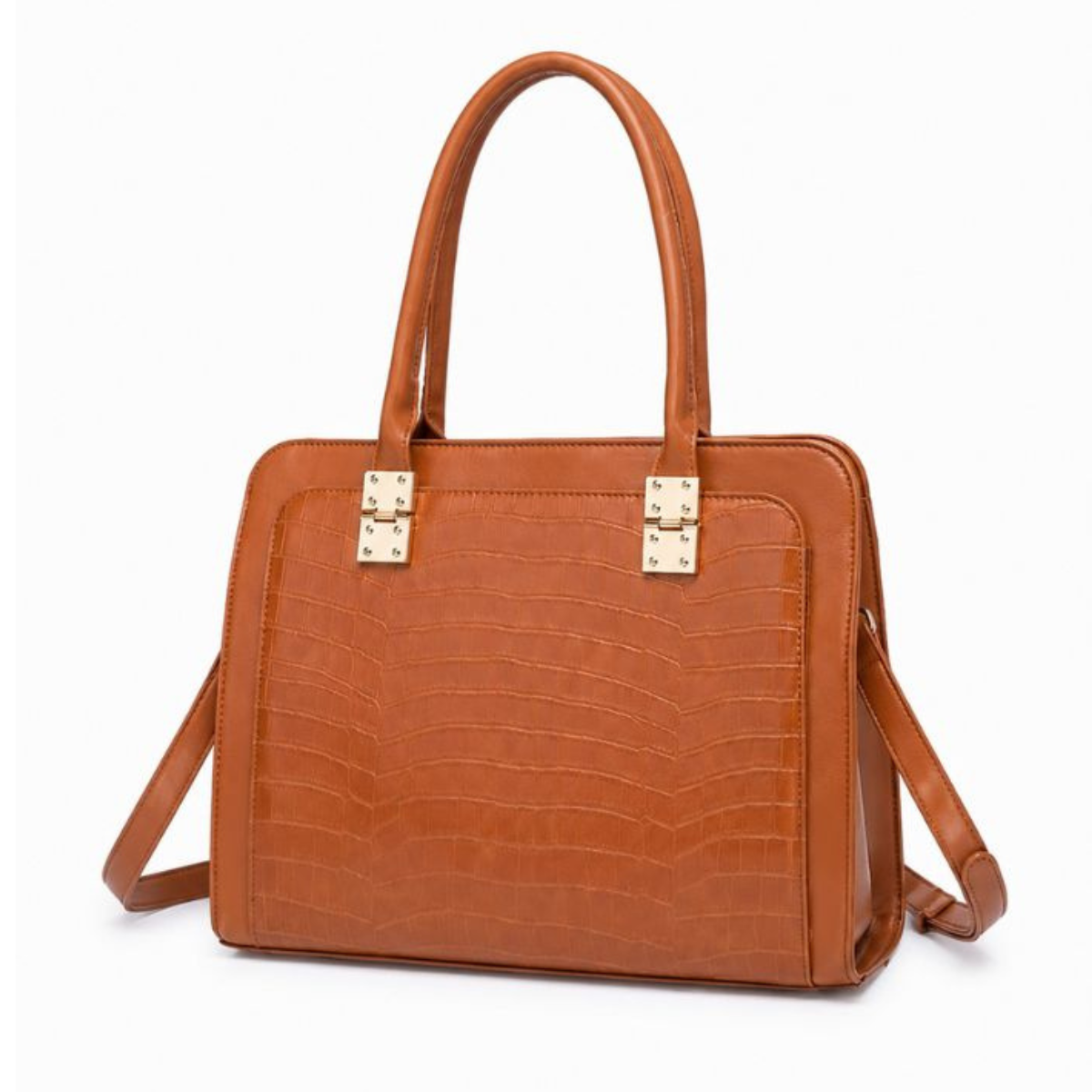 Premium Brown Women Handbag with Adjustable Sling Strap
