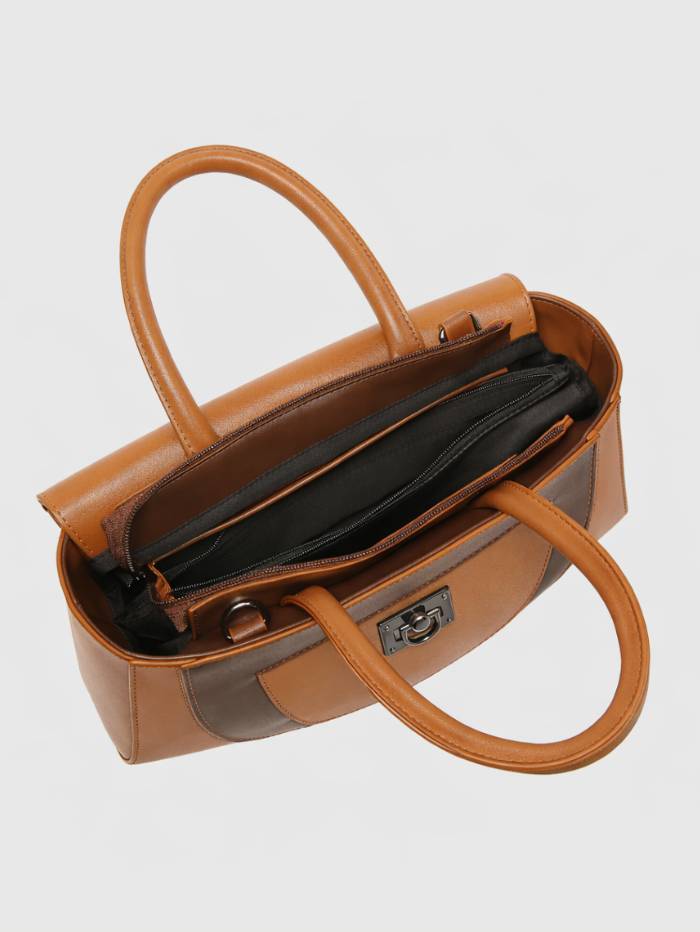 ORANGE Women's Elegant Satchel Handbag