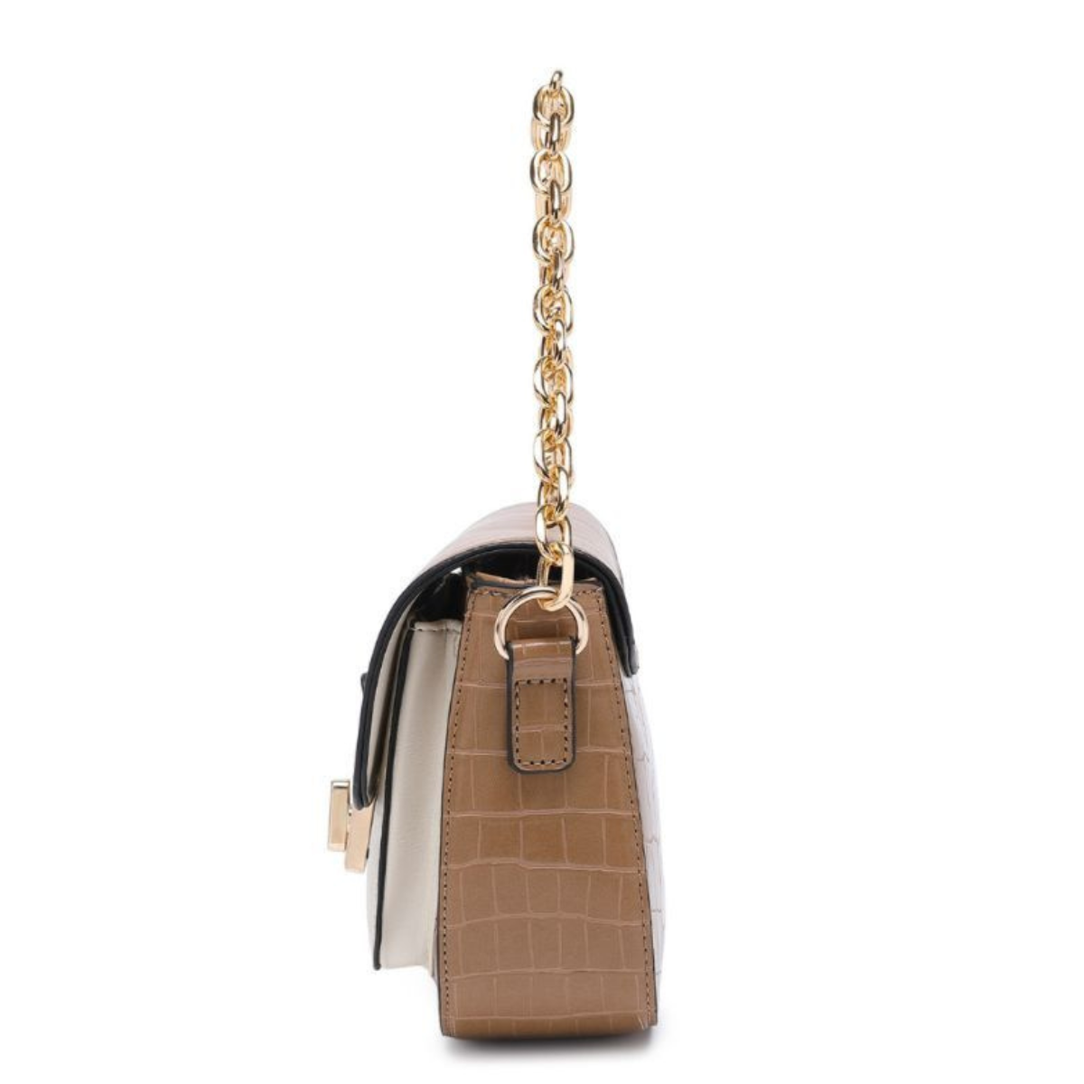 Elegant Tan Chain Shoulder Bag for Women