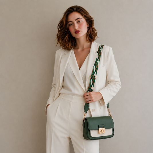 Luxury Green Chain Shoulder Bag for Women
