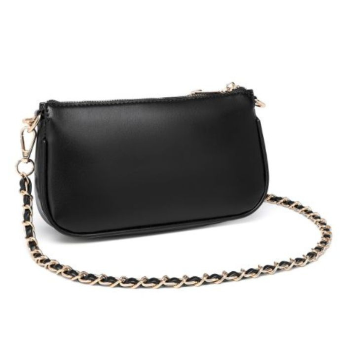 Elegant Black Quilted Sling Bag for Women