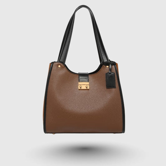 DENICE BROWN EMPORIO TOTE BAG
