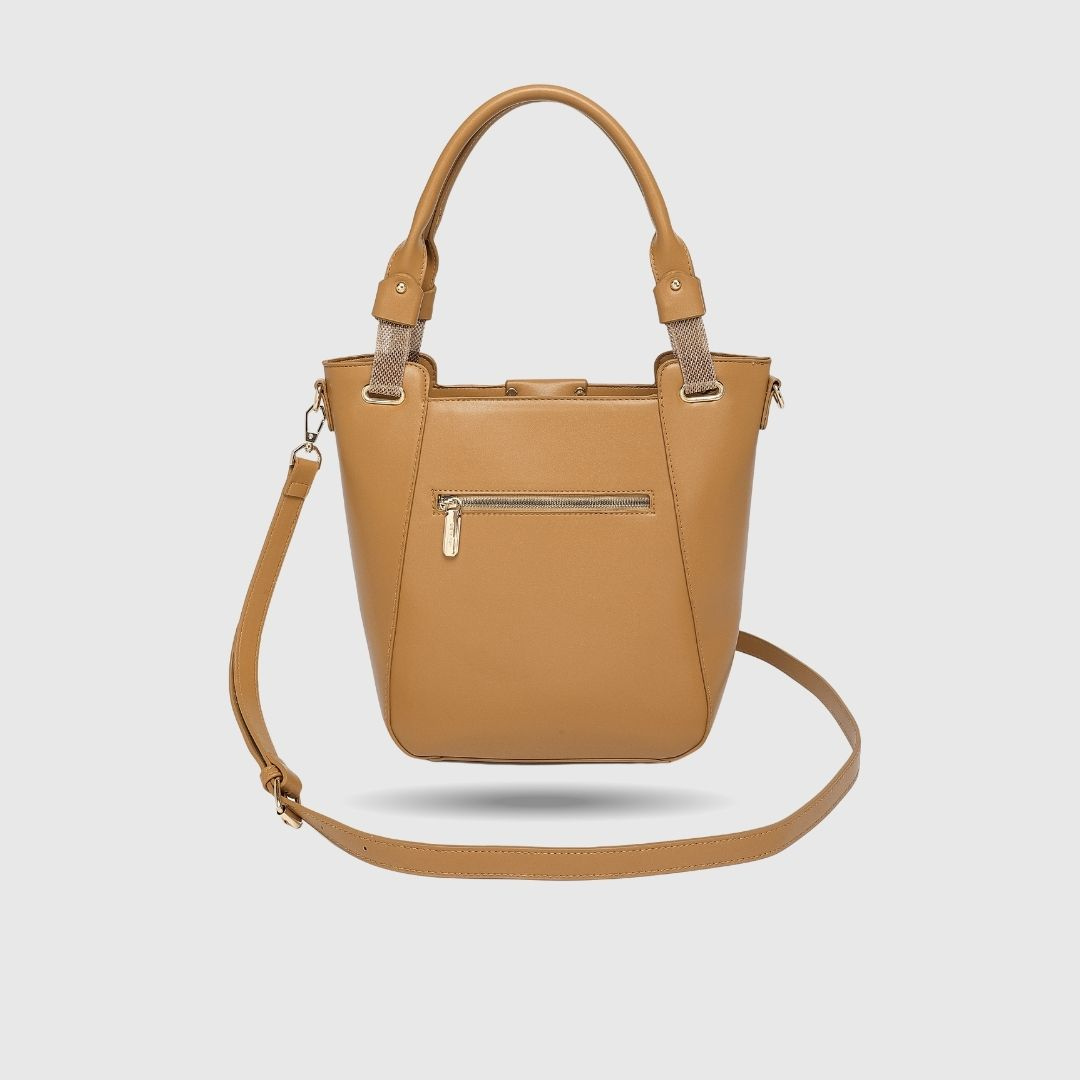 EMPORIO AURA Camel TOTE BAG