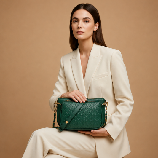Elegant Green Sling Bag for Women
