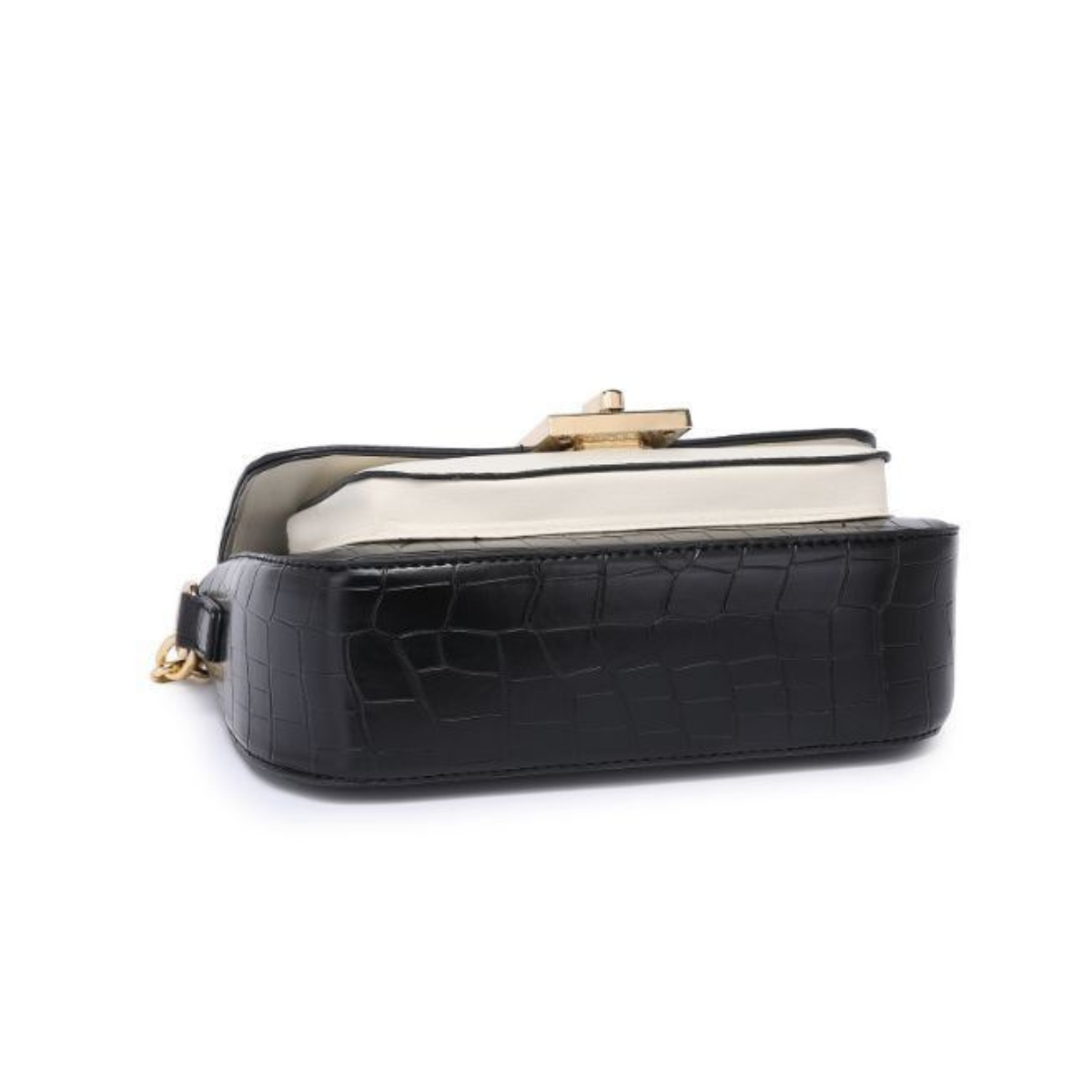 Premium Black Women Shoulder Bag with Chain Strap