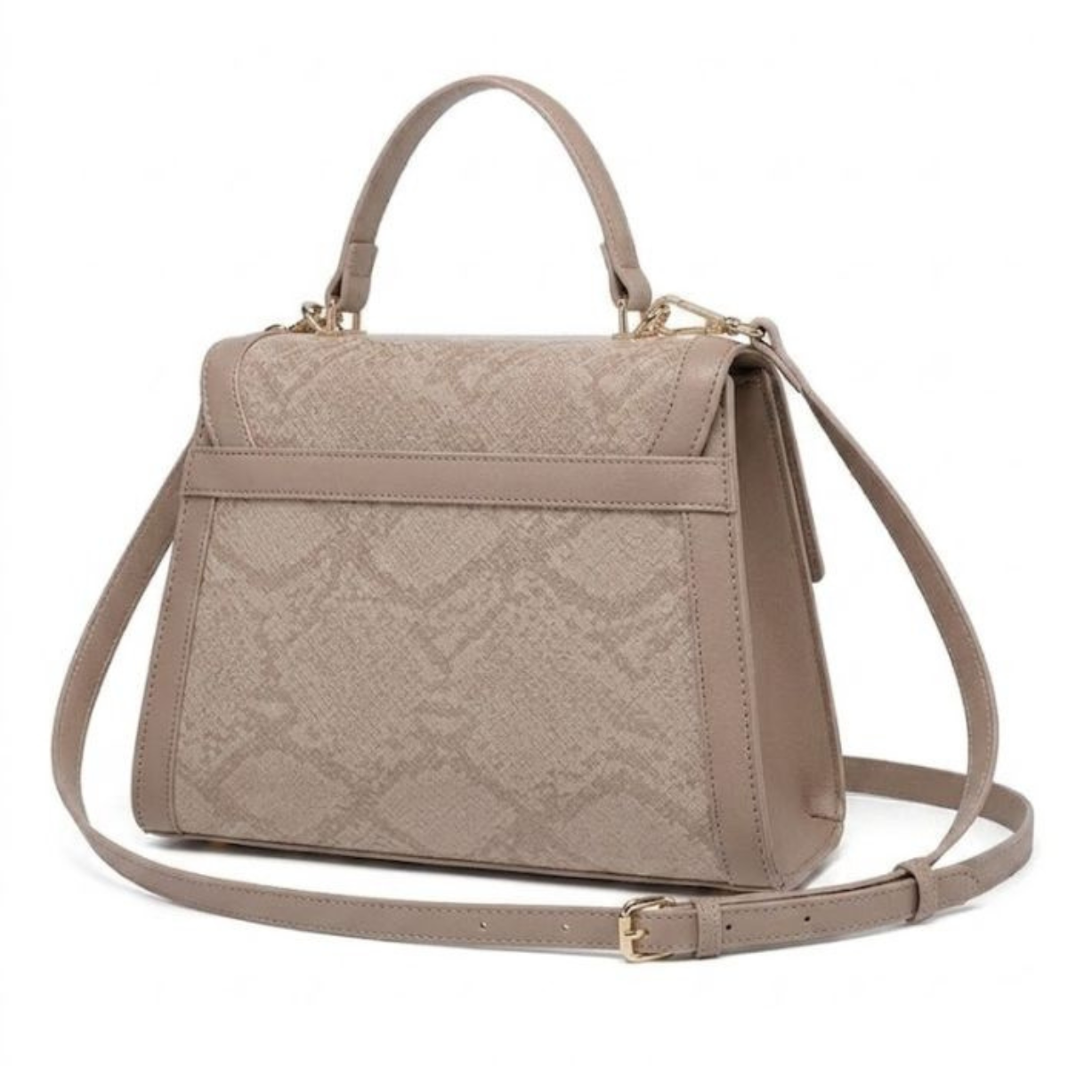 Premium Khaki Women Handbag with Adjustable Sling Strap