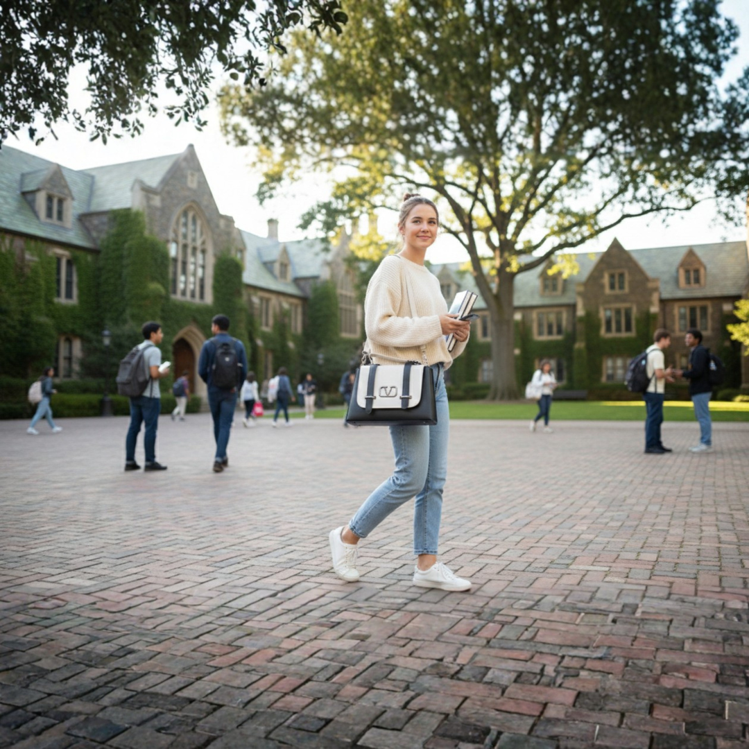 Dual Tone Elegance Sling Bag for Women